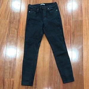 Good American Jet Black Skinny Jeans